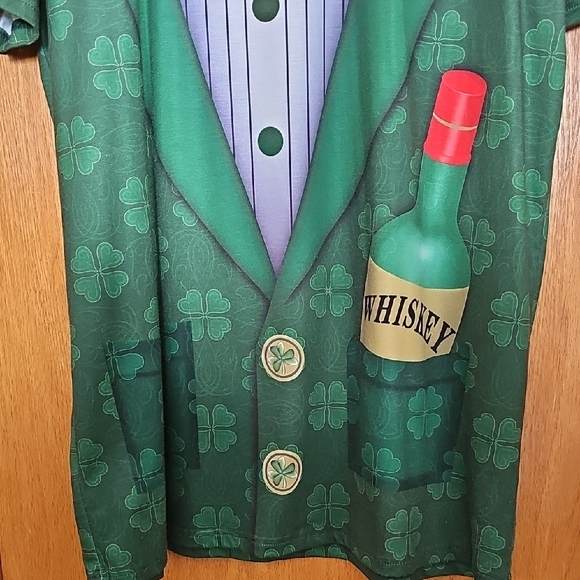 St Patricks Day Men's Tuxedo T-Shirt Vivid Graphic Short Sleeve - Picture 9 of 10